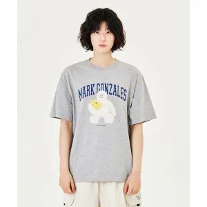 마크곤잘레스 MARK GONZALES 유니버시티 슈무 그래픽 반팔 티셔츠 - MGREY Z252UST810093 241753