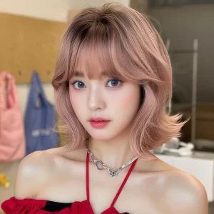 키라비 여성 가발 통가발 단발머리 33cm DTF0177