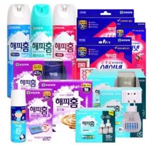 해피홈  에어로솔3p아웃도어 롤온 에어넷 걸이형 모기퇴치 모기스프레이 모기약 살충제 훈증기