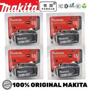 마끼다배터리 호환 Makita 정품 배터리 18V 6Ah/5.0Ah 충전식 배터리는 BL1830BL 1850BL1860B 전동 공구 배