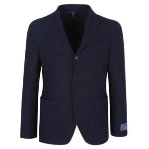 [지이크](센텀시티점) F/W 이태리 최고급원단 네이비 캐주얼자켓(PFE4001BL)