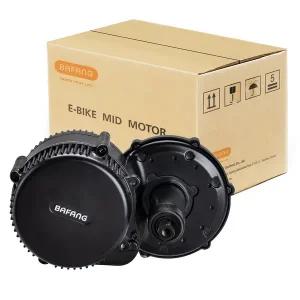 전기 자전거 전동  Bafang 중반 모터 BBS01B BBS02B 48V 500W 750W 36V 250W 키트 브러시리스 파라 Bicicle