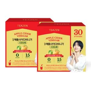 티젠 애플 사이다 비니거 사과&배 30스틱X2박스