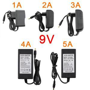 전원 어댑터AC DC 전원 공급 장치 9V 소스 LED 변압기 220V 9 볼트 범용 어댑터 3A 1A 2A 4A 5A CCTV 조명