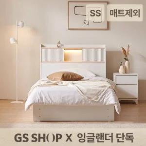 잉글랜더 센느 템바보드 편백나무 원목 수납 침대(매트제외-SS)