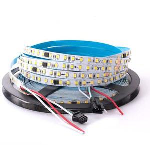 LED 전선 띠 면발광 줄 조명 주소 지정 가능 스트립 SMD 2835 IC WS2811 120Leds/m 5M 10M 24 V 볼트 스트링 차가운 따뜻한 자연 흰색