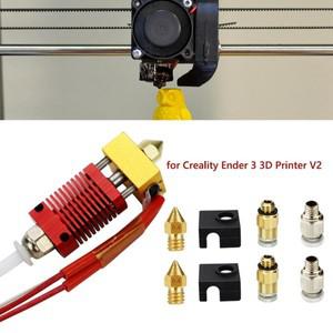 Creality Ender 3 Pro 프린터용 DIY 0.4mm MK8 노즐 압출기 핫 엔드 키트 9개