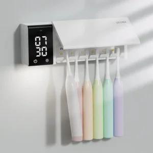 유토렉스 가정용 무선 히팅 UV 살균 건조 USB 충전식 칫솔살균기 네오큐브 URT-145CH