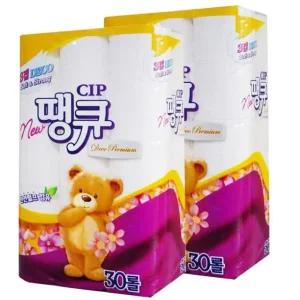 티슈 업소용휴지 두루마리 화장지 휴지 화장실화장지 30롤 (WFJYKVS)