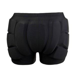 엉덩이 보호 패드 반바지 스키 스케이팅 스노보드 청소년용 Black Small