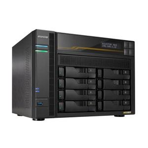 Asustor Lockerstor 8 Gen3 AS6808T 베이 NAS 네트워크 스토리지, AMD Ryzen 쿼드 코어 2.3GHz, 16GB RAM ECC DDR5, 4개의 M.2 NVMe 슬롯, 듀얼 5GbE 및 10GbE 포트, USB4 Type-C, 연결 스토리지