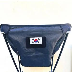 [콩심팥심]태극기모양 자수패치 찍찍이 와펜