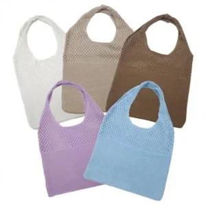 휴가 트렌드 올 여름 휴가룩 비치 바다 니트 로프 데 텀블러백 심플가방 손잡이가방