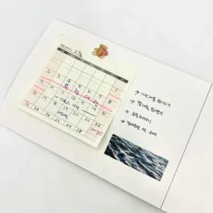 메모 정리용 월간플래너 스티커 다이어리 필기 노트 먼슬리플래너 월간플래너 한달플래너