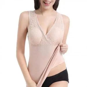 나시 여성 기모 발열 융털 민소매 속옷