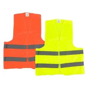 고품질 디디샵 Safety 안전 형광 조끼 (색상랜덤) 조끼 가드 요원 (WCA318C)