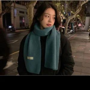 [콩심팥심]니트 여성 목도리 머플러 여자 겨울 넥워머 12색