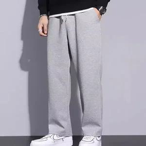[하프클럽/]허리밴딩 데일리 스트레이트 트레이닝바지 남성 기모