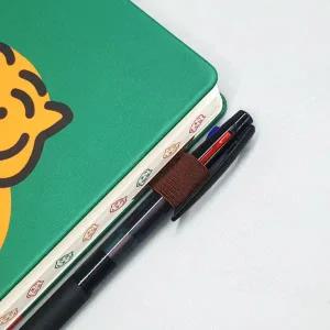 펜꽂이 다이어리 공책 휴대용 펜홀더 브라운