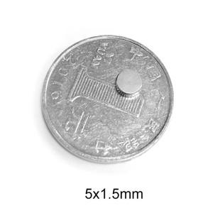 가정용 냉장고, 사무실용 5*1.5mm 소형 원형 자석 5mm x DIY