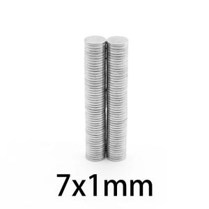가정용 냉장고, 사무실용 7x1mm 미니 소형 원형 자석 DIY