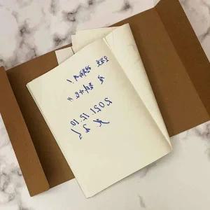 미니노트 노트 크라프트 무선 가로 드로잉북 중형