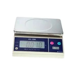 [콩심팥심]업소용 전자 저울 30kg 1P 스텐 건전지 주방 산업용