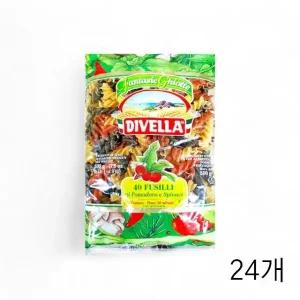 디벨라 삼색푸실리 500g X 24개 숏파스타 후실리면 (WFGUFSY)