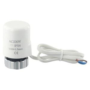 라디에이터 밸브 액추에이터 5 ~ 60 AC 230V 전열 바닥 난방 액추에이터, 일반 M30 1 5mm 집수기