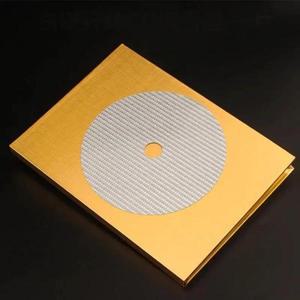 탄소 섬유 CD DVD 테이프 디스크 매트 기본 튜닝 패드 HiFi 오디오 턴테이블 기계 임팩 방지 흡수 장치 바