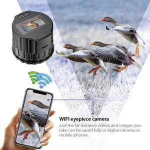 수정탄1920X1080 WiFi 전자 접안 렌즈 카메라 1.5 ''고화질 화면 APP 연결이 가능한 휴대용 레코더 망원경