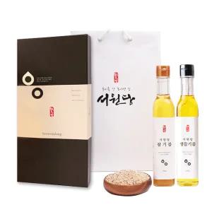 [롯데백화점]친환경팔도 서원당 갓 선물세트 6호(참기름250ml+생들기름250ml)