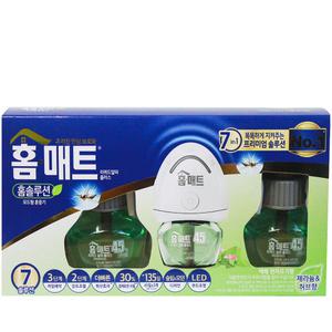 홈매트 홈솔루션 허브훈증기+45일x3개입 모기약