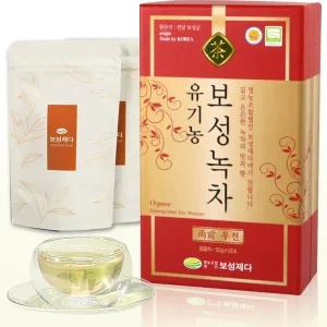 최상급 유기농 프리미엄 보성녹차 우전 100g 잎녹차/보성제다 선물용