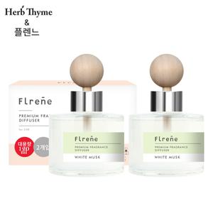 NEW 플렌느 차량용 디퓨저 120ml 2개입_화이트무스크