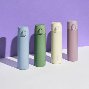 [락앤락]슬림핏 원터치 텀블러 400ml (아이보리/바이올렛/블루/그린)