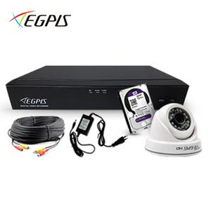 이지피스 400만화소 CCTV자가설치세트 4채널녹화기+실내용카메라1대 QHDVR-4104QS_265+QHD4524SNIR(D1)