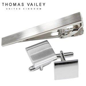 [토마스베일리][THOMAS VAILEY] 토마스베일리 넥타이핀/커프스 세트-티매트텍스쳐