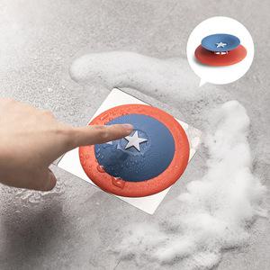 Pyunri 스타 배수구 필터 하수구 트랩 머리카락제거 거름망 덮개
