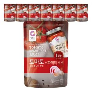 청정원 싱글파우치 토마토소스, 170g, 8개