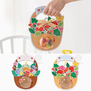 집콕놀이 사탕 꽃바구니 종이 유아 어린이 만들기 재료 키트
