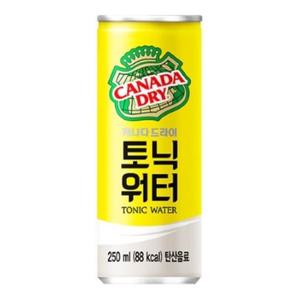 코카콜라 캐나다드라이 토닉워터 240ml  30캔 음료수 캔음료
