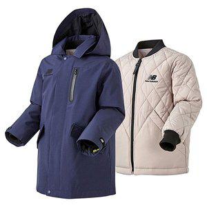 [뉴발란스] 키즈 맥코트형 디터처블 바람막이 NK9AA1201U-NAVY P2303