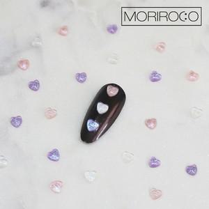 모리로코 글리터 미니하트 네일파츠 50개입 네일재료 네일아트 네일스톤