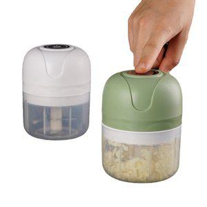 미니 USB 무선 전기 마늘 매셔 프레스 야채 칠리 고기 분쇄기 음식 다지기 주방 도구 250ml 100ml