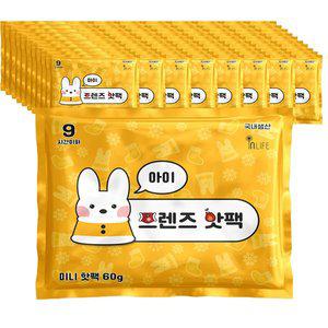[신세계몰]아이 프렌즈 핫팩 60g 80매 국산 아이 학생 등하교 출퇴근 hotpack 등하교 캠핑 등산