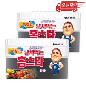 오늘출발 냄새먹는 홈스타 냉장고용 탈취제 참숯 420g 2개