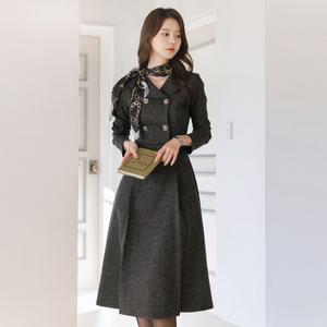 [시크라인] 루페르카 플랫카라 보카시 플레어 원피스 빅사이즈/하객룩/연말룩/모임룩