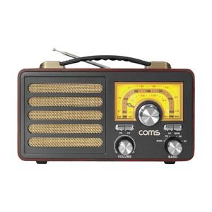 Coms 블루투스 스피커 레트로 라디오 휴대용 TB700