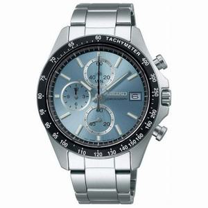 세이코 Seiko 크로노 손목시계 SBTR029 그래프 쿼츠 남성 메탈